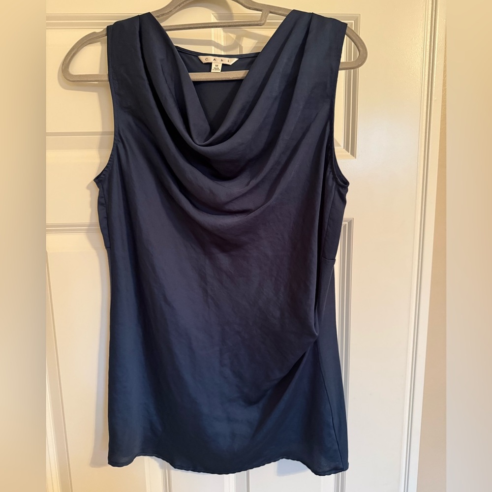 CABI “drapes again” blouse